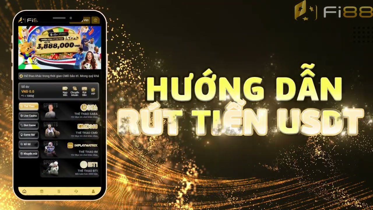 Hướng dẫn rút tiền USDT